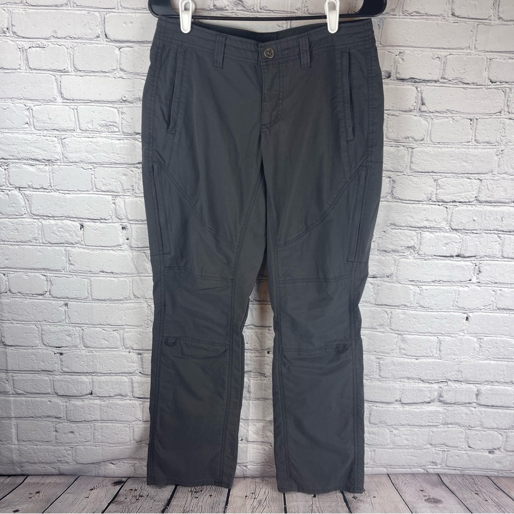 Kuhl Spire Roll Up Hiking Pants Women’s 6 Short (31x30)  Gray Stretch Drawstring